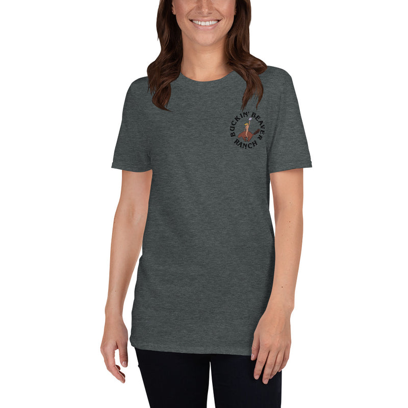 Short-Sleeve Unisex T-Shirt Front & Back Logo